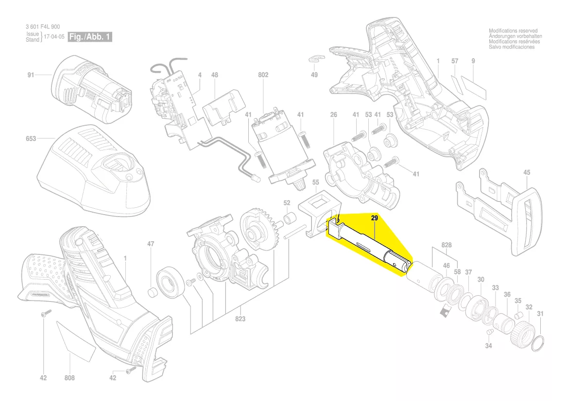 tringle scie-sabre GSA 10,8 V-LI / GSA 12V-14